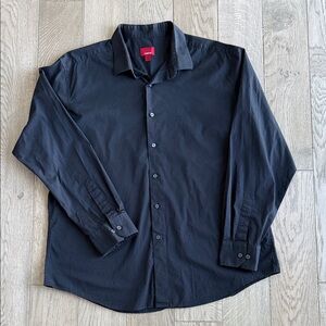 Alfani Black Slim Fit Stretch Shirt XL